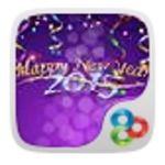 happy new year 2015 golauncher ex theme android application logo